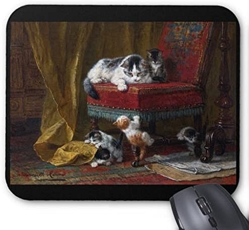 アンリエット・ロナーニップ『 母猫の誇り 』のマウスパッド：フォトパッド（世界の猫シリーズ） 1枚目の画像