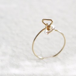 【K10 】 diamond shape ring ・by YouuumuJewelry* 第1張的照片