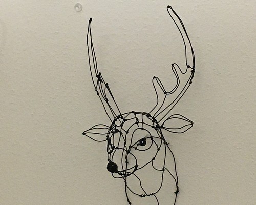 鹿 3Dワイヤーアート