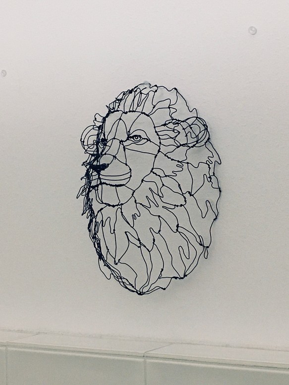 ライオン 3Dワイヤーアート