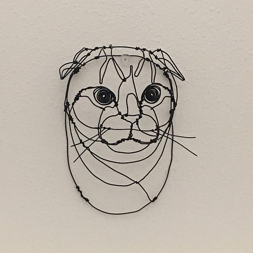 猫 3Dワイヤーアート (オーダー可) 立体・オブジェ ARTseeds 通販 