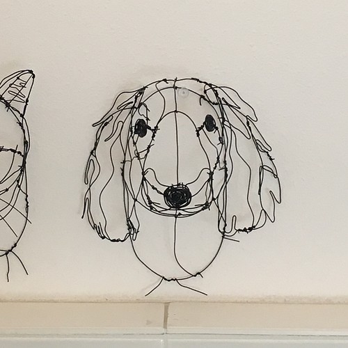 犬 3Dワイヤーアート (オーダー可) 立体・オブジェ ARTseeds 通販 