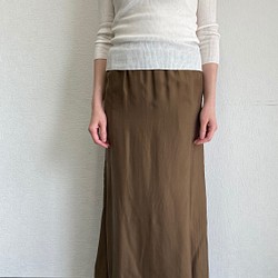 キュプラレーヨンマーメイドスカート 1枚目の画像