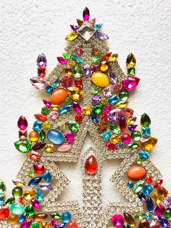 最上の品質な クリスマスツリー ヴィンテージチェコガラス - 雑貨