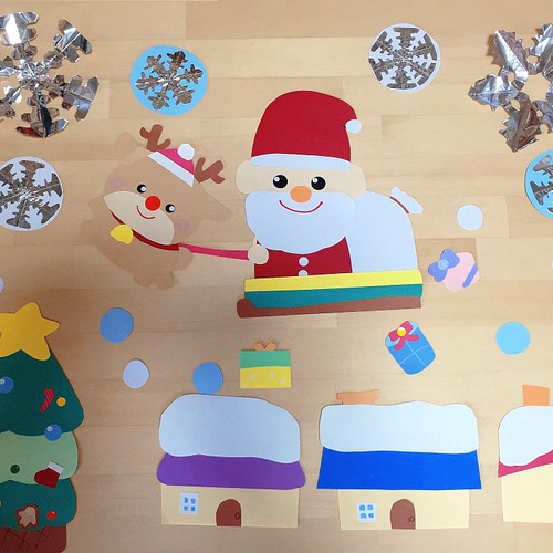 クリスマス 壁面飾り 型紙 れいな 通販 Creema クリーマ ハンドメイド 手作り クラフト作品の販売サイト