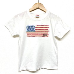 Tシャツ 『 KIDS 』 アメリカ type1 半袖 前面 男の子 女の子 キッズ ジュニア 1枚目の画像