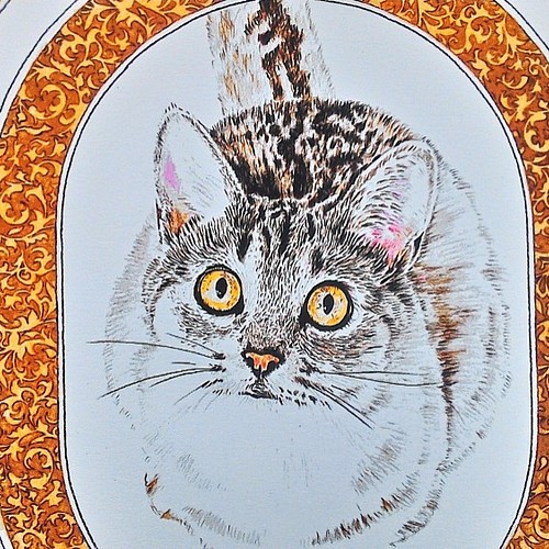 0059 色鉛筆 イラスト 猫 サイズ イラスト アトリエ 雅 通販 Creema クリーマ ハンドメイド 手作り クラフト作品の販売サイト