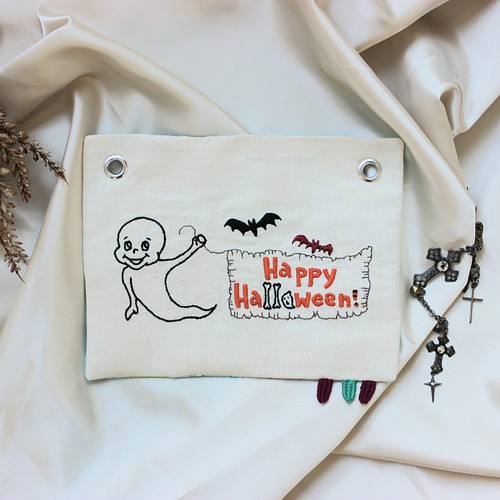 手刺繍】おばけちゃんのハロウィンタペストリー ガーランド Noёl 通販