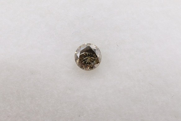 天然ブラウンダイヤモンド 0.21ct ルース 4月誕生石 1枚目の画像