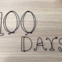 ワイヤークラフト　100days 100日祝 1枚目の画像
