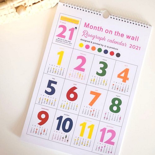 韓国インテリア 21ウォールカレンダー カレンダー Twinklee 通販 Creema クリーマ ハンドメイド 手作り クラフト作品の販売サイト