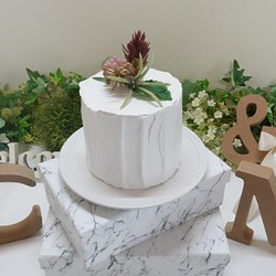 フェイクケーキ/クレイケーキ　wedding/birthday撮影・飾り用ケーキ "タイプE" 1枚目の画像