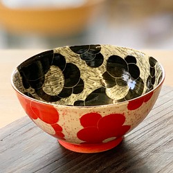 どんぶり鉢（RED＆BLACK） 1枚目の画像