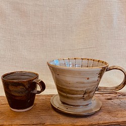 コーヒードリッパー&コーヒーカップ 1枚目の画像
