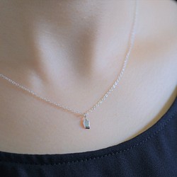 lítið fimmtungur necklace A：変形五角形　ネックレス　シルバー 1枚目の画像