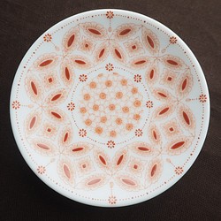 花菱の豆皿 1枚目の画像