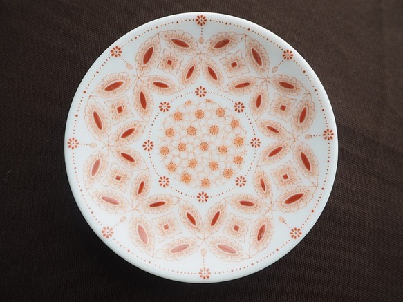 花菱の豆皿 1枚目の画像