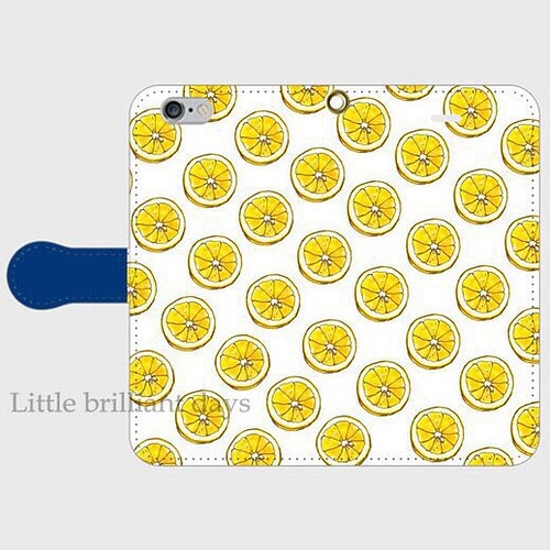 Lemon 手帳型スマホケース レモン フルーツ 夏 イエロー ポップ Iphoneケース カバー Littlebrilliantdays 通販 Creema クリーマ ハンドメイド 手作り クラフト作品の販売サイト