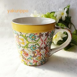 再販【おみやげやCreema】 ジャコビアンのマグカップ(単品) 1枚目の画像