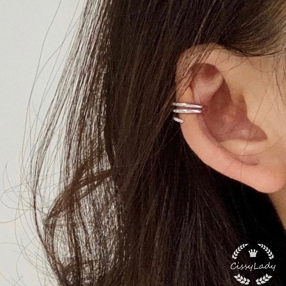 シルバー ゴールド smooth ear cuff イヤーカフ イヤカフ イヤーカフ