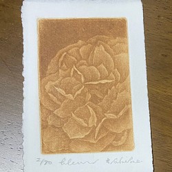 fleur 銅版画(作品のみの販売です） 1枚目の画像