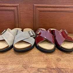 【アシオト】神戸の靴職人が作った♪超軽量・純国産レザーサンダル♪（SA7515） 1枚目の画像