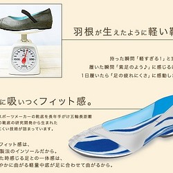【アシオト】神戸の靴職人が作った♪超軽量・純国産レザースニーカー♪　モデルサイズ26.0cmまで対応商品（A1541） 3枚目の画像