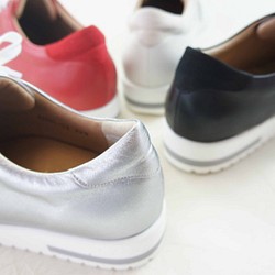 【アシオト】神戸の靴職人が作った♪超軽量・純国産レザースニーカー♪　モデルサイズ26.0cmまで対応商品（A1541） 7枚目の画像
