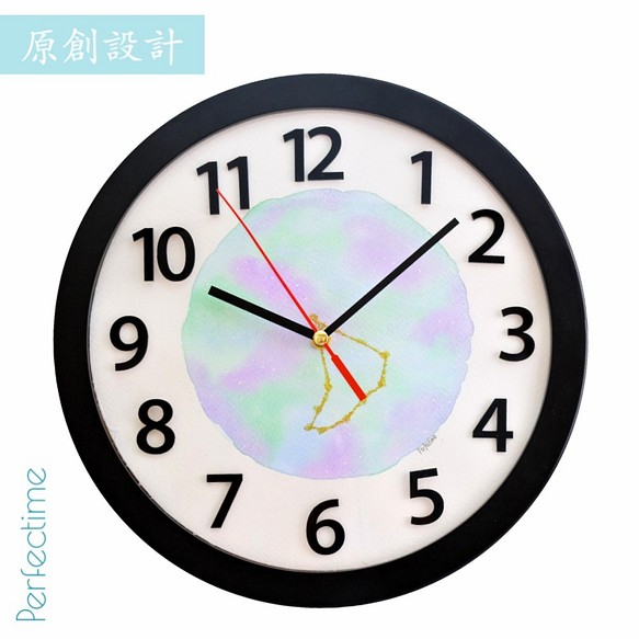 [手描き時計]十二星座シンプルな家時計壁掛け時計振り子時計リビングルームサイレントファッション時計創造的な手作りの壁時計時計星座 1枚目の画像