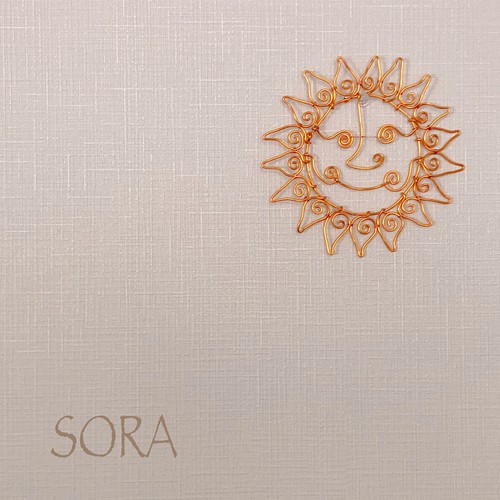 太陽 オブジェ ワイヤークラフト ゴールド サンキャッチャー SORA 通販