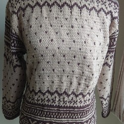 編み込みセーター 1枚目の画像