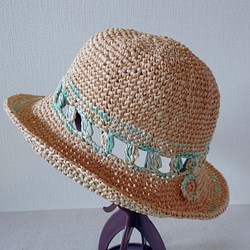 エコアンダリヤの夏帽子 1枚目の画像