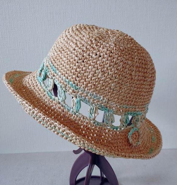 エコアンダリヤの夏帽子 1枚目の画像