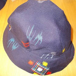 ㉕和服リメイク帽子 1枚目の画像