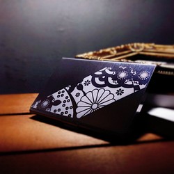 ステンレス名刺ケース「和柄」【名入れOP可】カードケース 名刺ケース 和柄 1枚目の画像