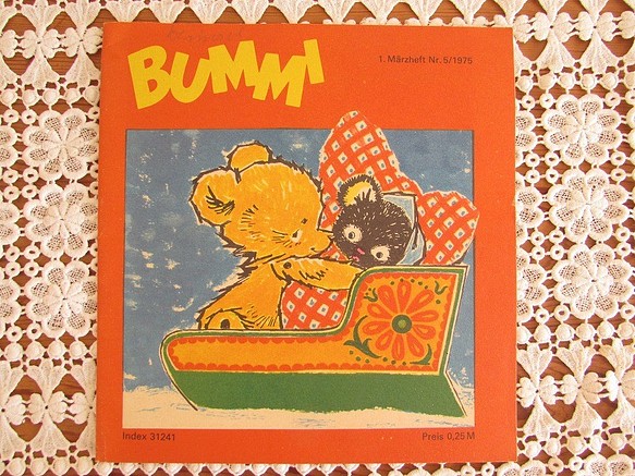 ドイツのヴィンテージ/東ドイツ時代の子供用冊子 BUMMI (DDR・ヴィンテージ・紙もの) 1975年5号 1枚目の画像