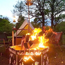 【ココペリヘキサゴン】組立式焚火台　焚火　焚き火アウトドア　キャンプ