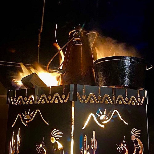 ココペリヘキサゴン】組立式焚火台 焚火 焚き火アウトドア キャンプ 