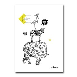 動物シリーズ　インテリアポスター　ブレーメン変形【A2サイズ】 1枚目の画像