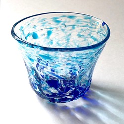 青泡グラス ／ロックグラス 1枚目の画像