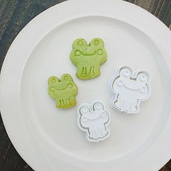 【サイズ選択】梅雨☂️蛙クッキー型 1枚目の画像