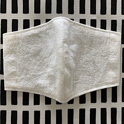 送料込✴︎夏マスク✴︎コットンリネン 立体マスク 布マスク　薄手　 星柄 1枚目の画像