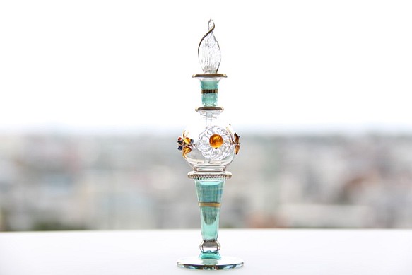 エジプトガラス　送料無料　ミニボトル　香水瓶　 1枚目の画像