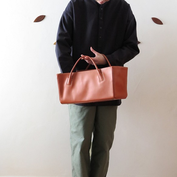 受注生産 Square box bag R.BROWN | www.smim.cy