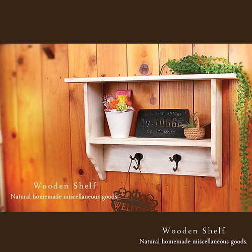 wood iron shelf 1420*1200*225〈グレイッシュカラー〉 棚・シェルフ