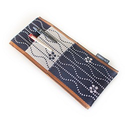 畳縁 ペンケース 鯔背 縞梅 15 1枚目の画像