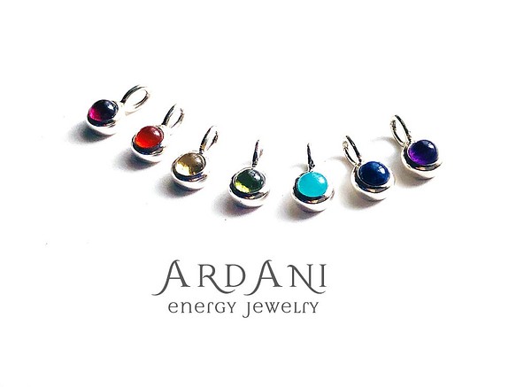 ARDANI energy jewelry】チャクラプチペンダントトップ/シルバー925