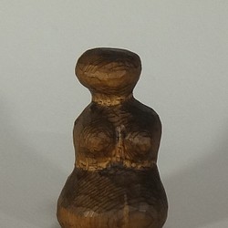 木彫刻  ”My土偶シリーズ ”『 トルソ土偶 』 マイ土偶　アート  置物 1枚目の画像