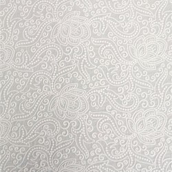◆数量限定【刺繍生地】　インド綿100％【刺繍　WHITE】AF16-001  95cm巾×50㎝ 1枚目の画像