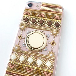 [所有型號] iPhone / Android手機殼配粉紅色青銅⌘智能手機環Salmon Pink 第1張的照片